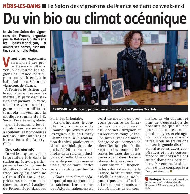 La montagne du 09 avril 2017 salon des vignerons